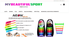 Desktop Screenshot of mybeautifulsport.com